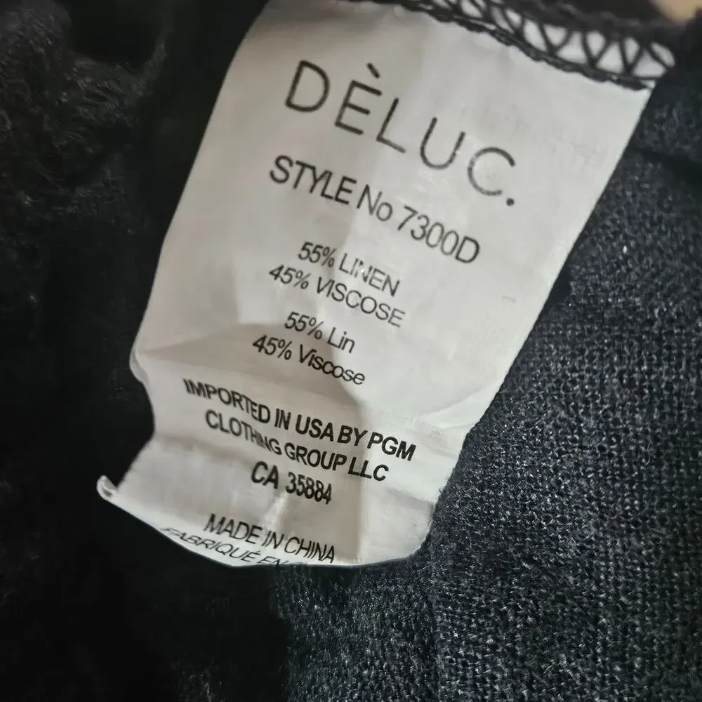 Deluc Black Brigitte Shorts Size Small